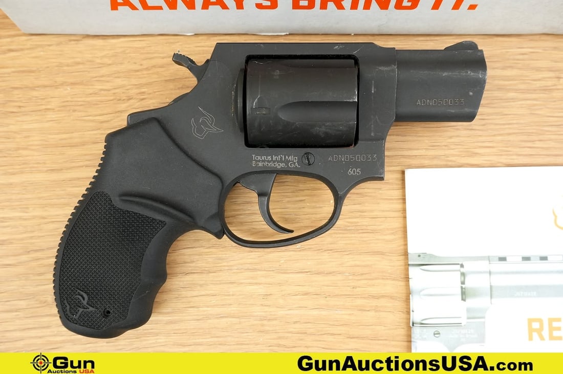 TAURUS 605 .357 MAGNUM Revolver. Very Good. 2" Barrel. Shiny Bore, Tight Action Features Fixed (1 of 15)