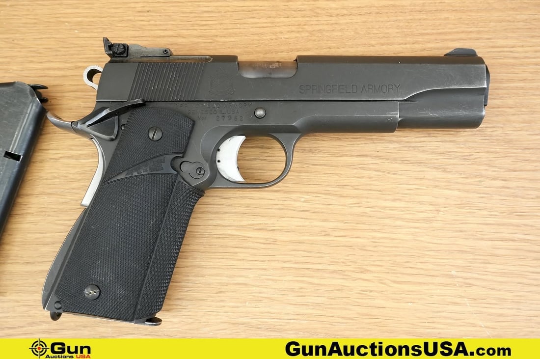 Springfield 1911-A1 .45 ACP Pistol . Good Condition, Normal Handling Marks. 5" Barrel. Shiny Bore, (1 of 9)