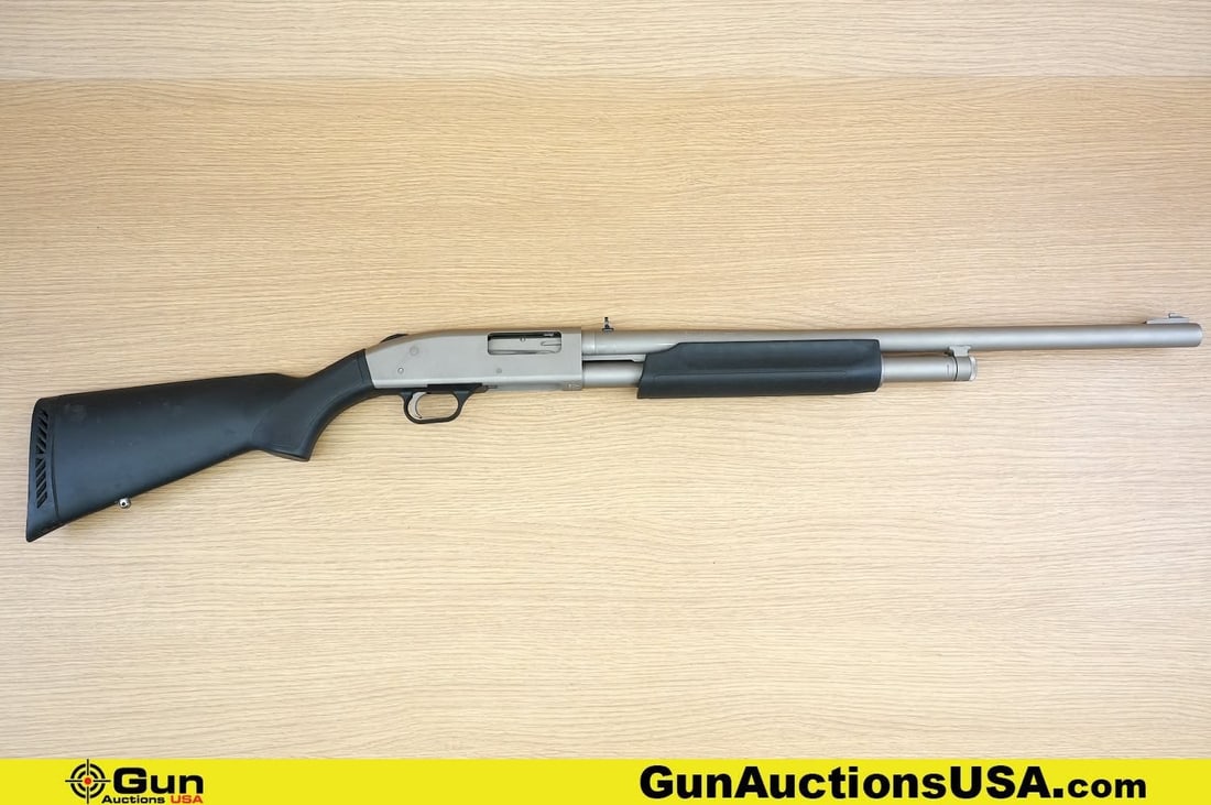 Mossberg 500A 12 ga. Shotgun. Very Good. 24" Barrel. Shiny Bore, Tight Action Pump Action Features a (1 of 12)