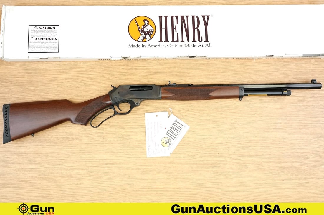 HENRY H010CC .45-70 GOVT. APPEARS UNFIRED Rifle. Excellent. 22" Barrel. Shiny Bore, Tight Action (1 of 20)