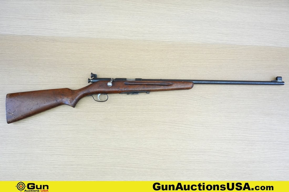 J STEVENS 56 SPRINGFIELD .22 S-L-LR Rifle . Good Condition, Normal Handling Marks. 24" Barrel. Shiny: J STEVENS 56 SPRINGFIELD .22 S-L-LR Rifle . Good Condition, Normal Handling Marks. 24" Barrel. Shiny Bore, Tight Action Bolt Action A timeless plinker, Featuring a Hooded Adjustable Front Sight, Adjus