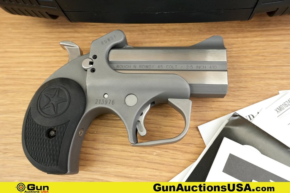 Bond Arms ROUGH N ROWDY .45 COLT Pistol . Excellent. 3" Barrel. Shiny Bore, Tight Action Double (1 of 10)