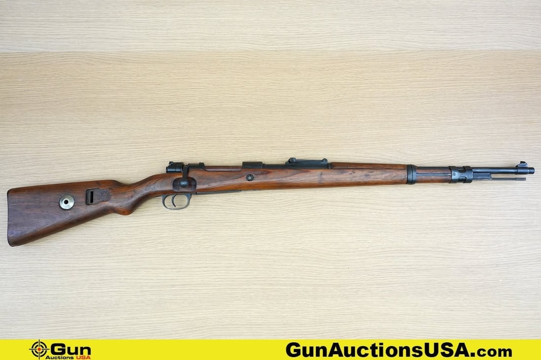 Mauser 98 8 MM COLLECTOR'S Rifle. Very Good. 24" Barrel. Shiny Bore, Tight Action Bolt Action WOW: Mauser 98 8 MM COLLECTOR'S Rifle. Very Good. 24" Barrel. Shiny Bore, Tight Action Bolt Action WOW STUNNING MAUSER 98 with MATCHING NUMBERS on Bolt Shroud, Bolt, Receiver, Barrel, Striker, and Stock! F