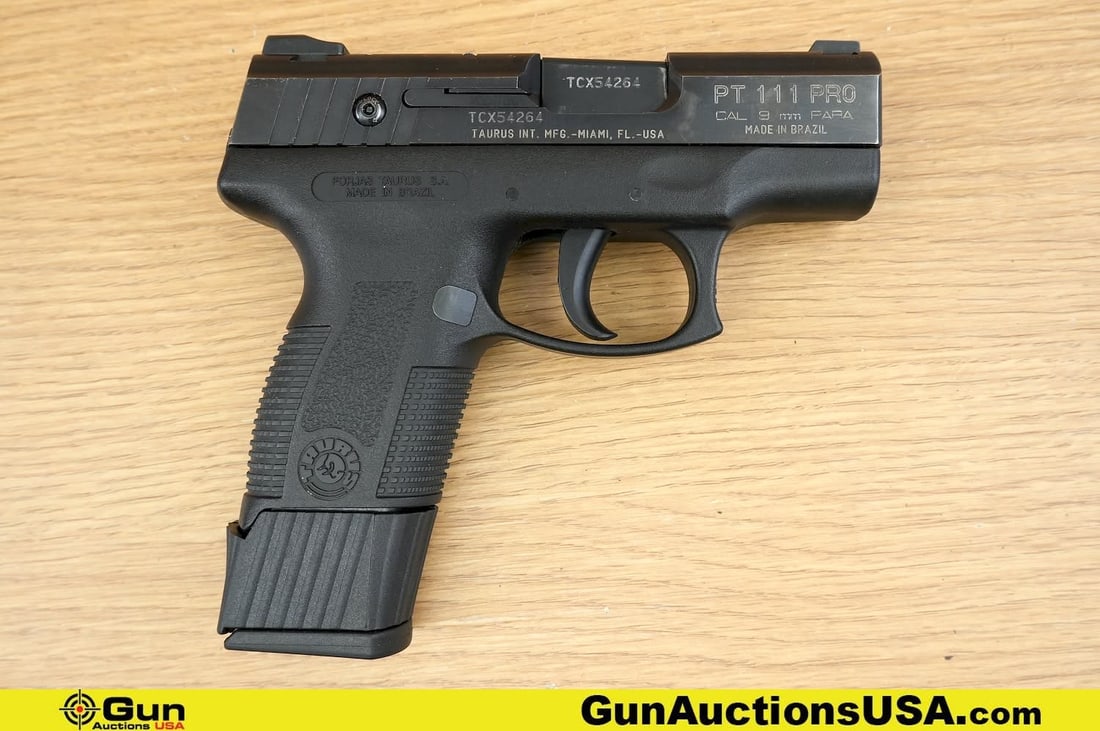 TAURUS PT111 PRO MILLENNIUM 9MM PARA Pistol . Very Good. 3.25" Barrel. Shiny Bore, Tight Action Semi (1 of 9)