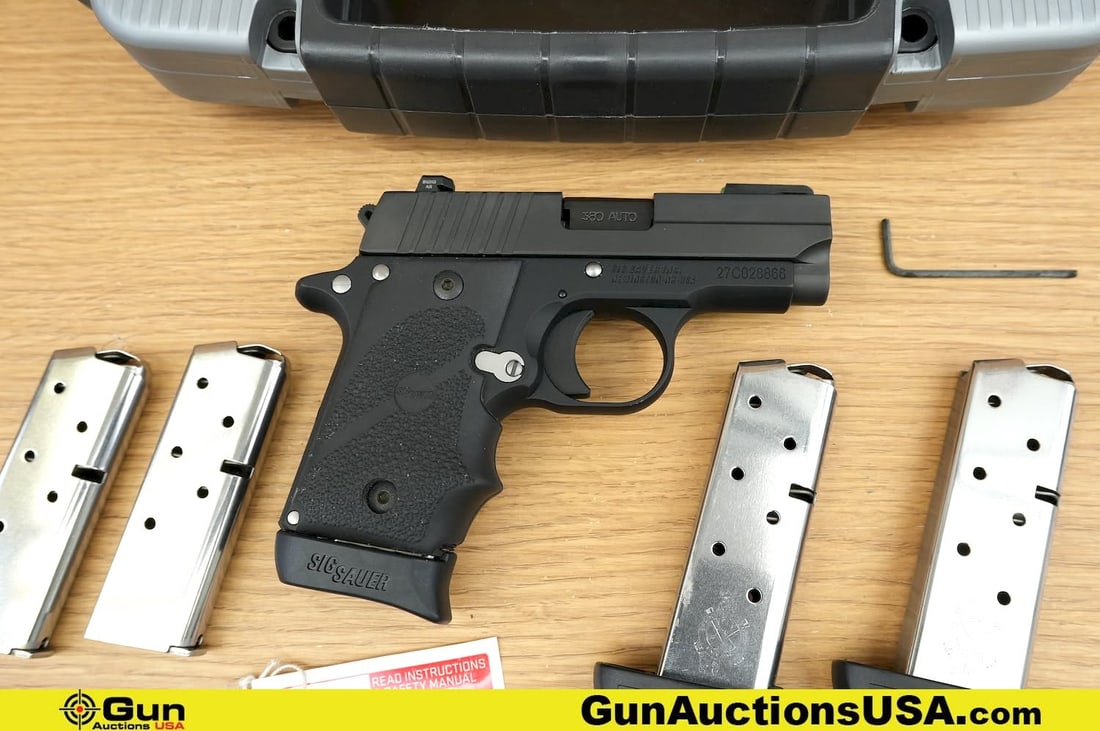 SIG Sauer P238 .380 AUTO Pistol. Excellent. 2 5/8" Barrel. Shiny Bore, Tight Action Semi Auto (1 of 13)