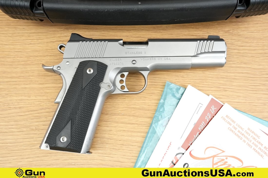 Kimber STAINLESS II 9mm Pistol . Very Good. 5" Barrel. Shiny Bore, Tight Action Semi Auto Features a (1 of 15)