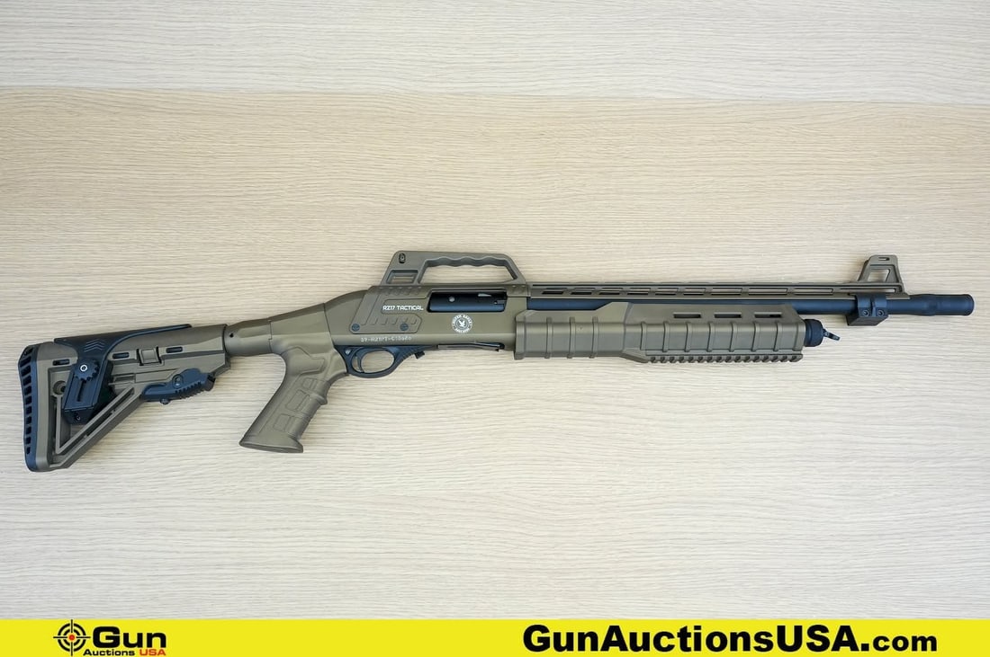 HUGLU TURKEY RZ17 TACTICAL 12 ga. THREADED BARREL Shotgun. Excellent. 18" Barrel. Shiny Bore, Tight: HUGLU TURKEY RZ17 TACTICAL 12 ga. THREADED BARREL Shotgun. Excellent. 18" Barrel. Shiny Bore, Tight Action Pump Action Features a THREADED BARREL with Thread Protector, Fixed Fiberoptic Front sight, P