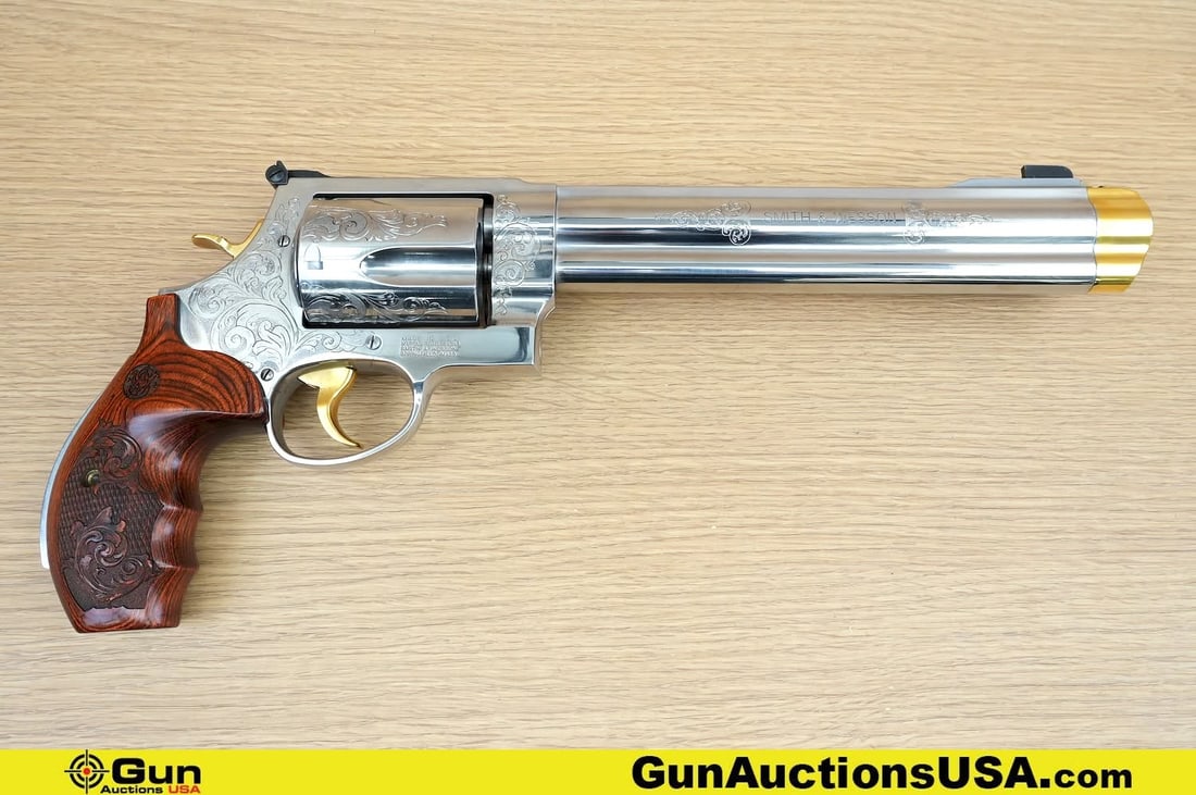 S&W 500 MAGNUM COLLECTOR'S Revolver. Very Good. 8.25" Barrel. Shiny Bore, Tight Action Features a (1 of 14)