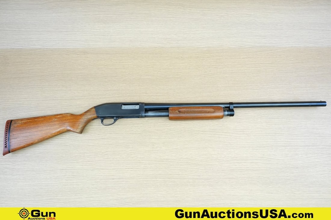 SEARS, ROEBUCK 20 12 ga. Shotgun. Good Condition, Normal Handling Marks. 28" Barrel. Shiny Bore,: SEARS, ROEBUCK 20 12 ga. Shotgun. Good Condition, Normal Handling Marks. 28" Barrel. Shiny Bore, Tight Action Pump Action Features Brushed Blued Barrel, Mag Tube and Receiver, Brass Bead Front sight,