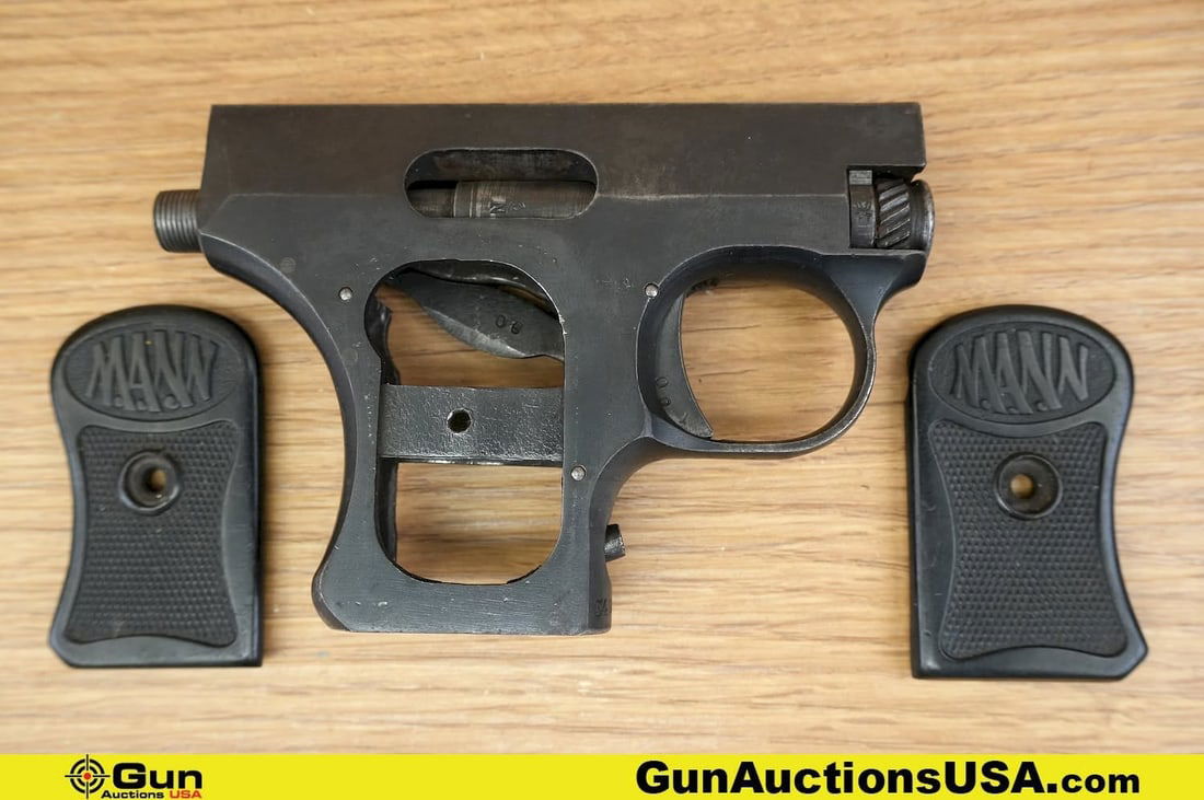MANN'S MANN'S PISTOL 6.35 Incomplete Pistol . Needs Repair. 1 5/8" Barrel. Semi Auto Features a (1 of 11)