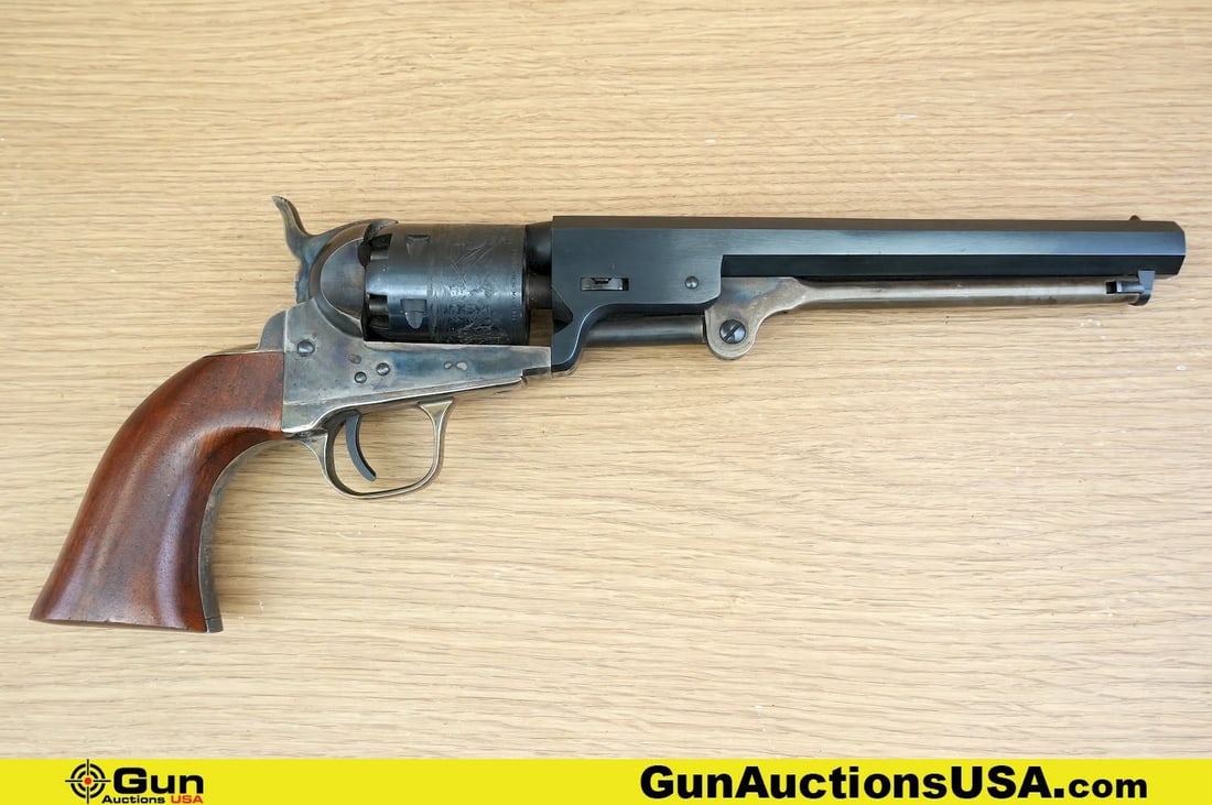 ASM 1851 NAVY .36 Caliber Revolver. Very Good. 7 3/8" Barrel. Cap and Ball MATCHING NUMBERS on (1 of 14)