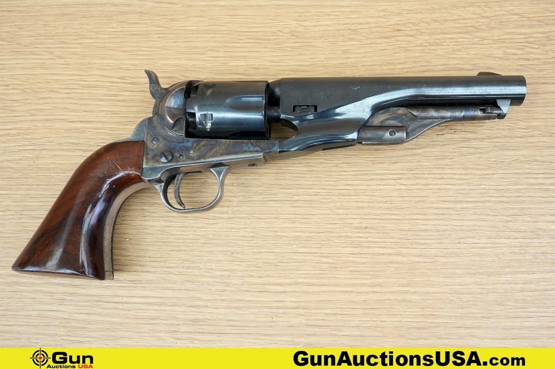 F. LLI PIETTA 1862 .36 Caliber Revolver. Very Good. 5.5" Barrel. Cap and Ball Features a Fixed Brass (1 of 9)