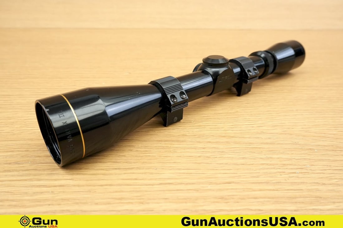 Leupold VARI-XII Scope. Very Good. 3-9x40 Scope with Duplex Reticle, Capped Adjustments, Scope Rings (1 of 9)