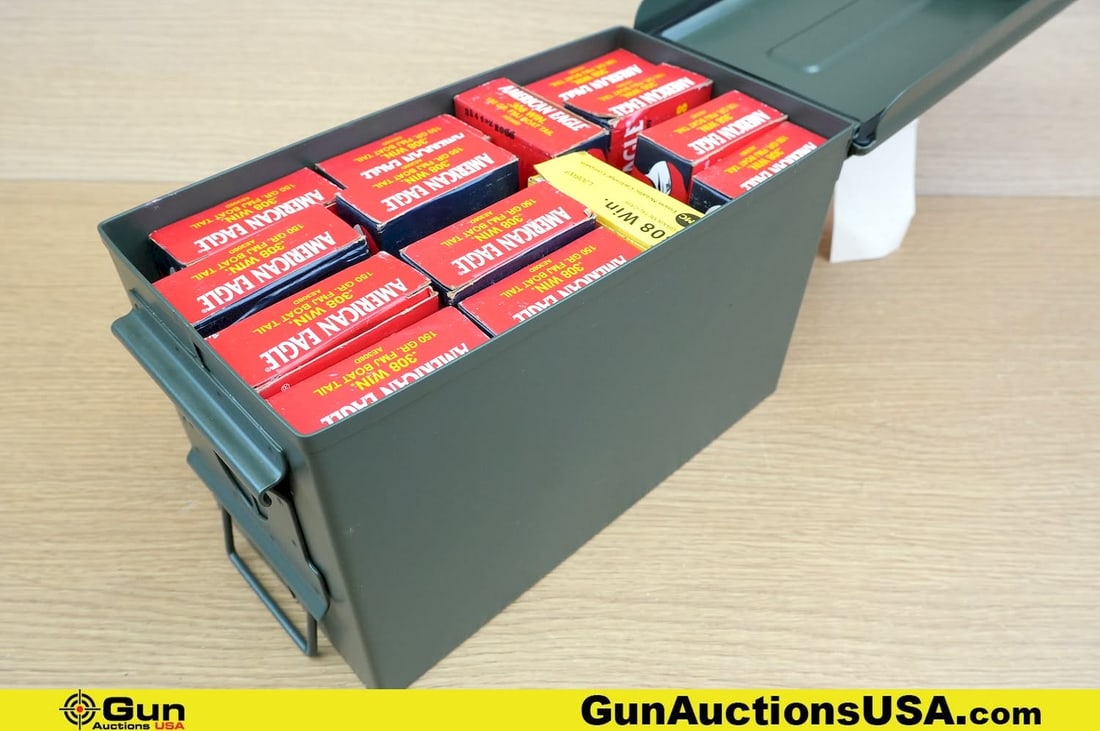 American Eagle, UMC .308 WIN Ammo. 280 Rds. Includes Metal Ammo Can. . (81841) (GSCV67) (1 of 4)