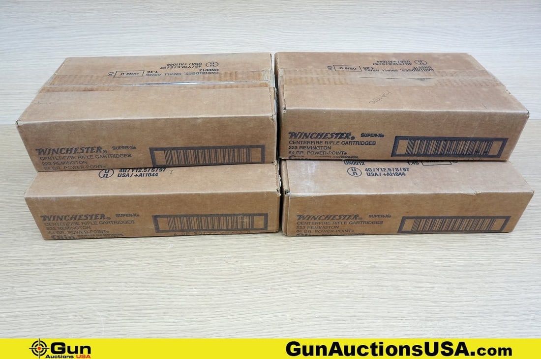 Winchester .223 REM Ammo . 800 Rds. 64 Gr POWERPOINT.. (81002) (GSCV44) (1 of 2)