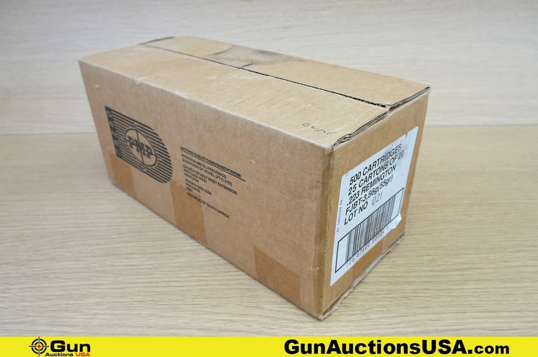 PMP .223 REM Ammo. 500 Rds. . (81934) (GSCU99) (1 of 3)