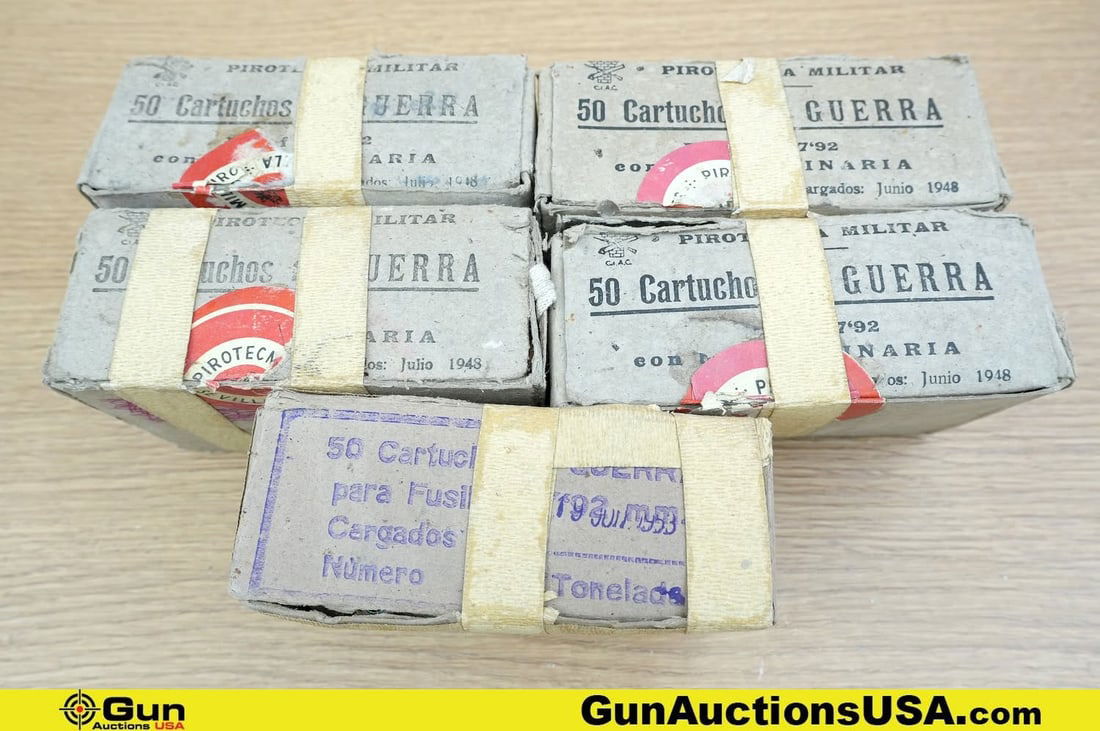 CIAC 7.92 Ammo. Approx. 245 Rds. . (82045) (GSCU73) (1 of 6)