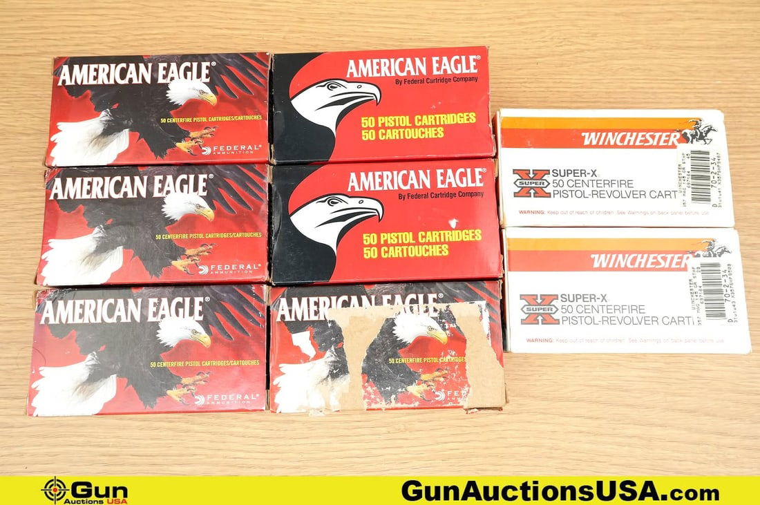 Winchester, American Eagle .357 MAGNUM Ammo. Approx. 400 Rds. . (81974) (GSCU80): Winchester, American Eagle .357 MAGNUM Ammo. Approx. 400 Rds. . (81974) (GSCU80)