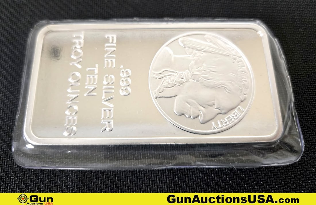 10 Troy Ounces .999 Fine Silver Bar (1 of 4)