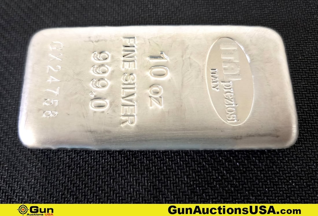 10 Troy Ounces .999 Fine Silver Bar (1 of 5)