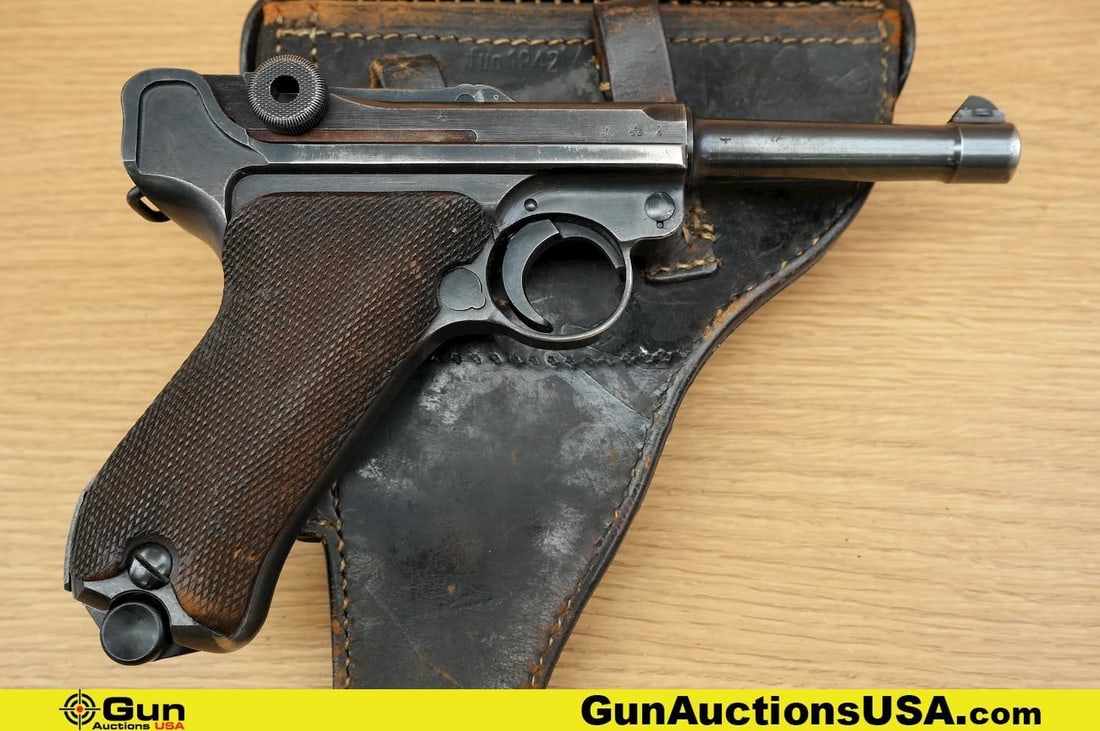 Mauser P08 9mm COLLECTOR'S Pistol. Good Condition, Normal Handling Marks. 3.75" Barrel. Shootable (1 of 20)