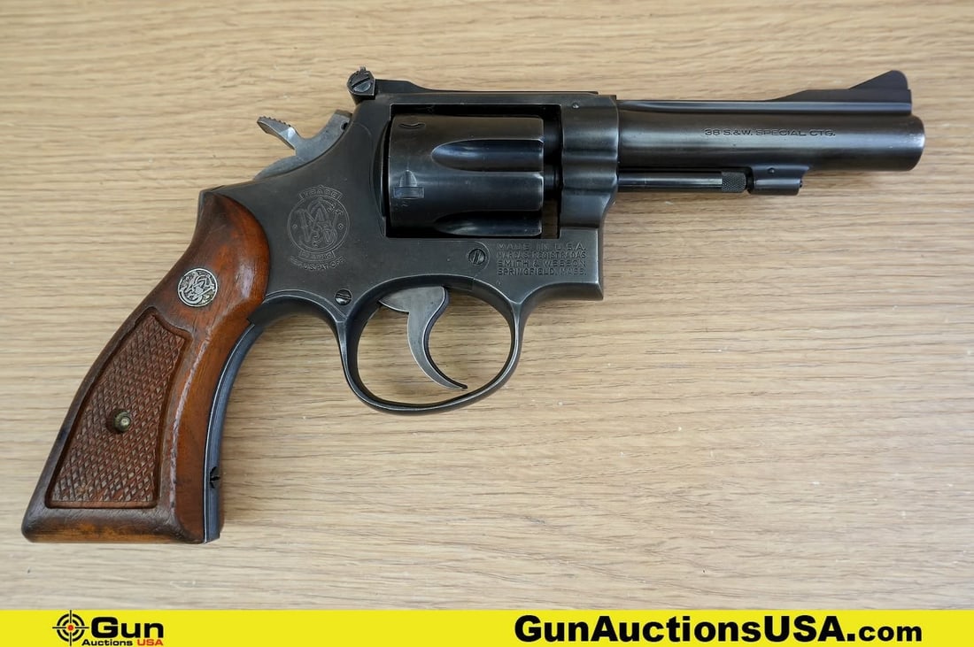 S&W 15-3 .38 S&W SPECIAL CTG Revolver. Very Good. 4" Barrel. Shiny Bore, Tight Action . Features a (1 of 12)