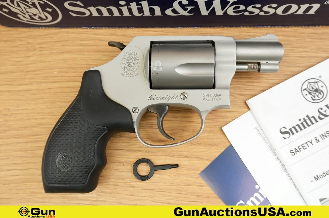 S&W 637-2 AIRWEIGHT .38 S&W SPL+P Revolver. Very Good. 1 7/8" Barrel. Shiny Bore, Tight Action (1 of 12)