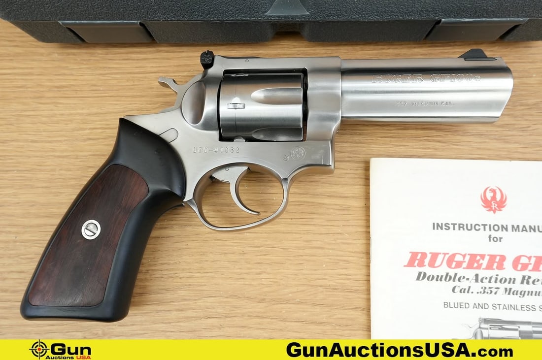 RUGER GP100 .357 MAGNUM Revolver. Excellent. 3.25" Barrel. Shiny Bore, Tight Action This Robust (1 of 15)