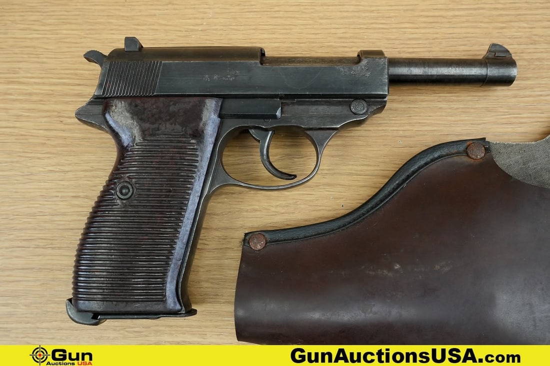 BYF Mauser P38 NON FIRING PISTOL. Fair Condition. 4.75 Barrel. . GERMAN PROOF MARKS on this NON (1 of 14)