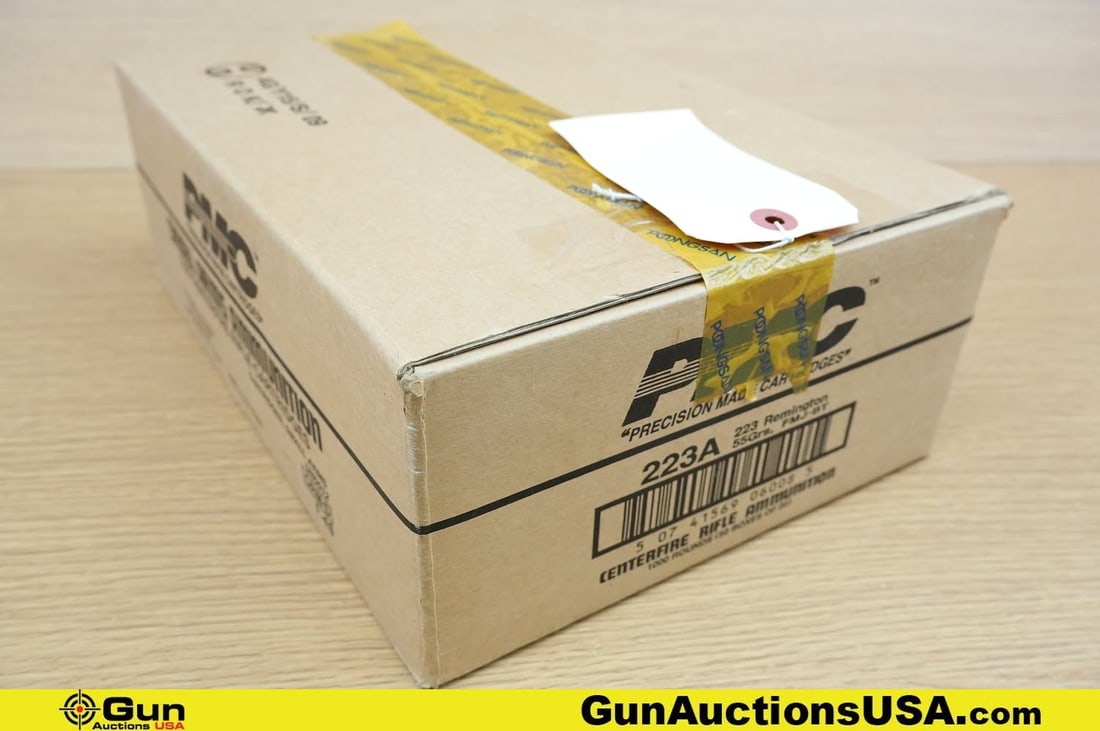 PMC .223 REM Ammo. 1000 Rds of 55 Gr, FMJ. (82711) (GSCV59) (1 of 4)