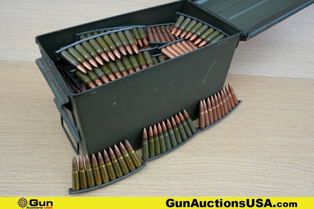 Chinese Surplus 7.62x39 Ammo. Approx. 700 Rds. Includes Metal Ammo Can. . (82842) (GSCW49) (1 of 8)