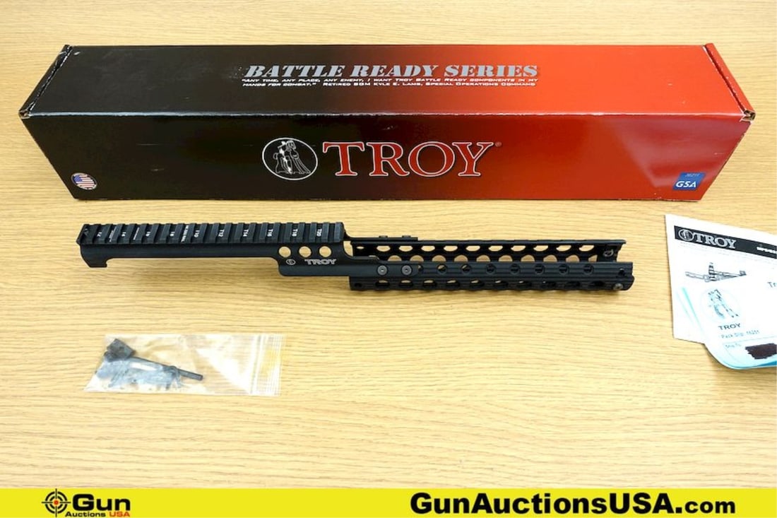 TROY INDUSTRIES G33 BATTLE RAIL VERY RARE CHASSIS. Very Good. One G33/HK53 RARE COMPLETE CHASSIS. (1 of 7)