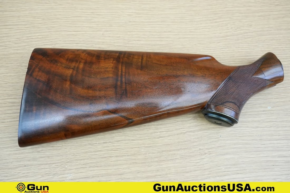 Winchester 12 Stock . Excellent. . Grade Four Fancy Wood, Winchester Stock, with Hand Checkered (1 of 6)