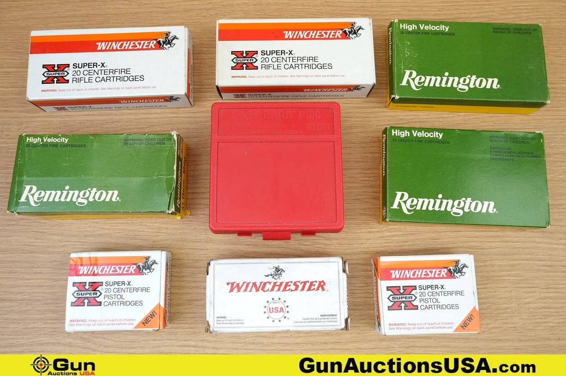 Remington, Winchester, Etc. .300 SAVAGE, 6MM, .270 WIN, Etc. Ammo. . 275 Rds in Total; 40 Rds of (1 of 4)