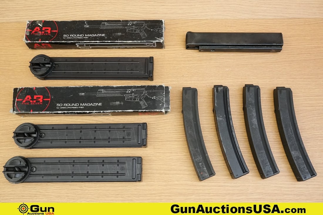 AR57, Etc. Magazines . Very Good. . Eight in Total Magazines; Four MP5 9MM 30 Rd Magazines, Three (1 of 13)