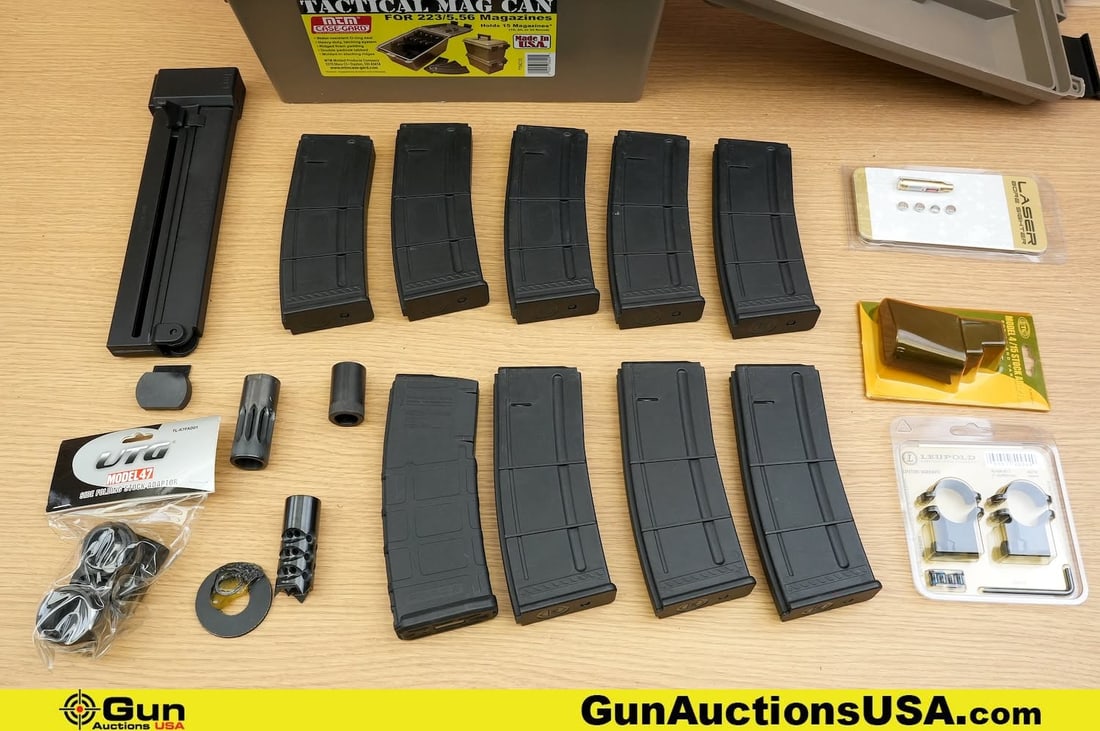 MTM, IMI, Magpul, Etc. Magazines, Accessories. Excellent. Nine AR 15 5.56 30 Rd Magazines, One Ruger (1 of 20)