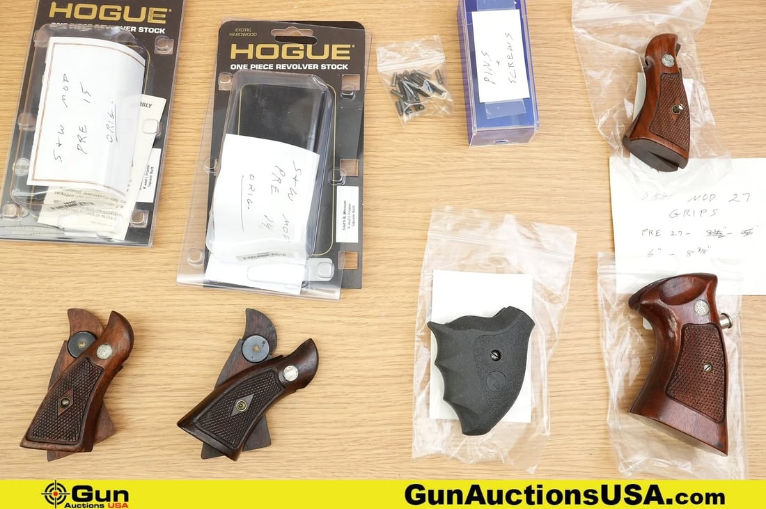 S&W, Etc. Pre-14, Pre-15, 27, Etc. Grips, Accessories. Good Condition, Normal Handling Marks. One (1 of 12)