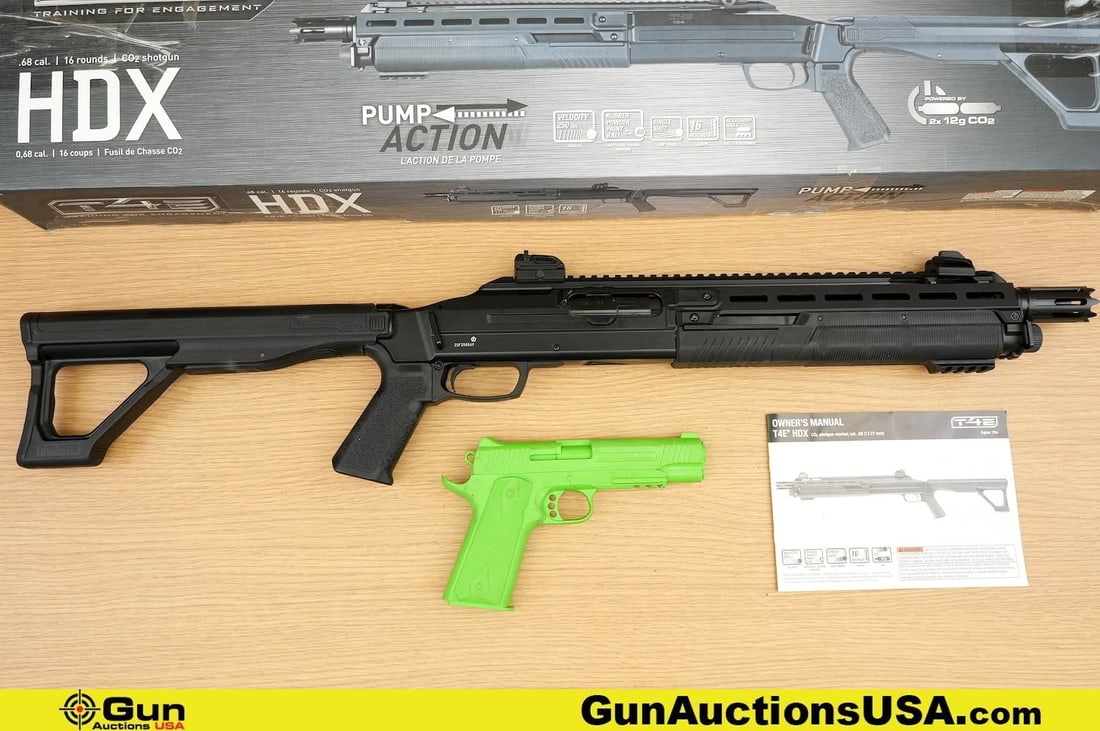 T4E, Cold Steel HDX, 1911 .68 Caliber Rifle. Like New. 14" Barrel. Paint Ball . One Pump Action Co2 (1 of 20)