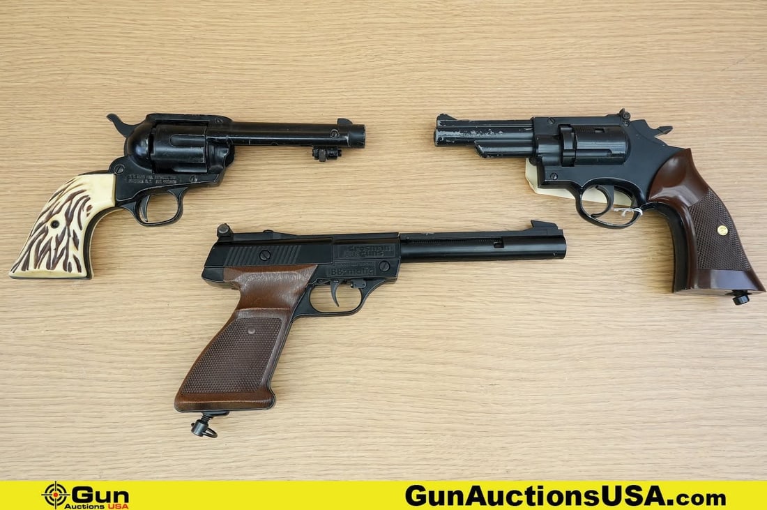 Crossman, PYHAHN .45, .177 Pistols. BB. Three BB PISTOLS in Total; One PYHAHN Co2 Powdered BB (1 of 13)