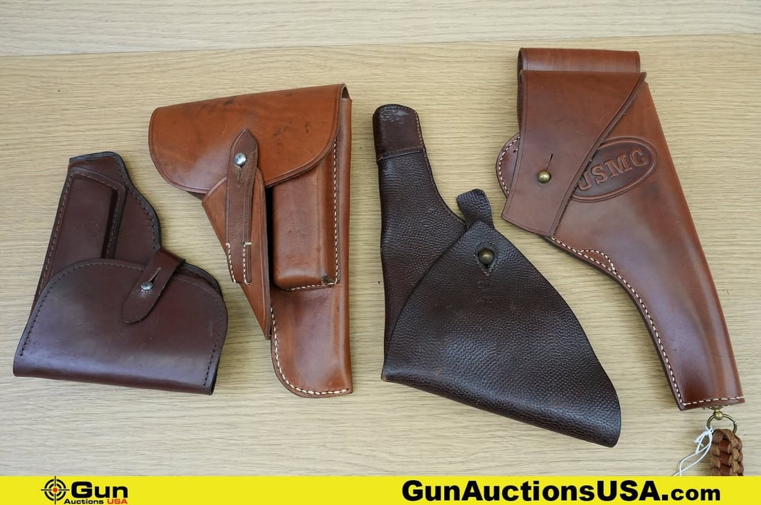 Surplus, G&K, MDI, Etc. Holsters. Very Good. . One Type 54 Tokarev Leather Holster, One Model 1916 (1 of 12)