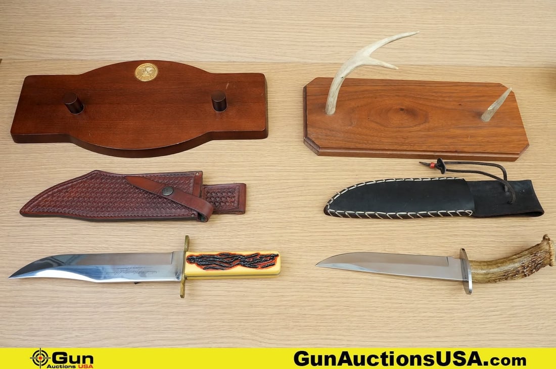 Tomahawk, NRA, Knives, Stands. Very Good. . One NRA Limited Edition Fixed Blade Knife, 8.75" Blade, (1 of 17)