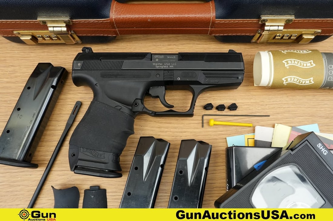 Walther P99 9X19 RARE AND COLLECTIBLE Pistol. Very Good. 4'' Barrel. Shiny Bore, Tight Action Semi: Walther P99 9X19 RARE AND COLLECTIBLE Pistol. Very Good. 4'' Barrel. Shiny Bore, Tight Action Semi Auto . WOW! COLLECTOR'S Be Sure to Notice! RARE STRIKER De-Cocker, 1329 of 2000. COMMEMORATIVE for th