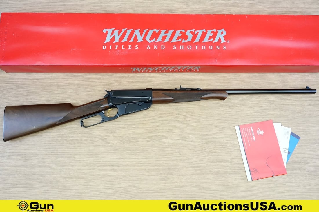 MIROKU/Winchester WINCHESTER 1895 .405 WIN APPEARS UNFIRED Rifle . Excellent. 23" Barrel. Shiny: MIROKU/Winchester WINCHESTER 1895 .405 WIN APPEARS UNFIRED Rifle . Excellent. 23" Barrel. Shiny Bore, Tight Action Lever Action . Features an Adjustable Buckhorn Rear Sight, Nicely Figured Walnut Stoc
