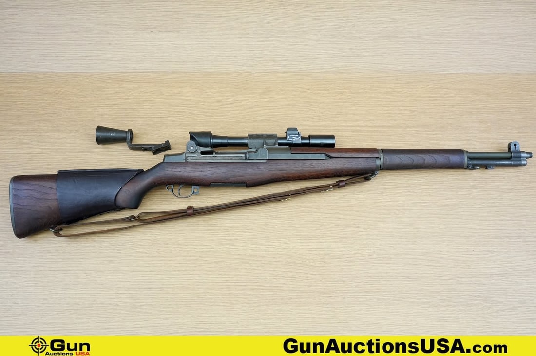 Springfield M1 GARAND .30 Cal. SNIPER RIFLE Rifle. Very Good. 24" Barrel. Shiny Bore, Tight Action (1 of 20)