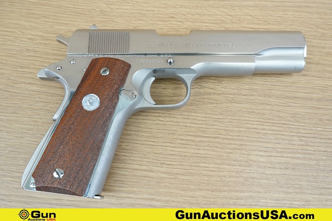 COLT MK IV/SERIES '70 GOVERNMENT .45 AUTO COLLECTOR'S Pistol. Excellent. 5" Barrel. Shiny Bore, (1 of 14)