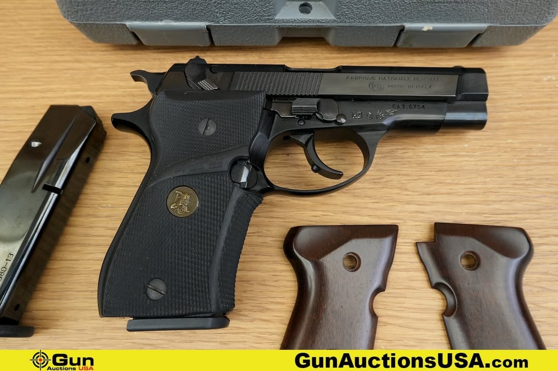 FNH/ Browning BDA-380 425 .380 AUTO Pistol. Excellent. 2.75" Barrel. Shiny Bore, Tight Action Semi: FNH/ Browning BDA-380 425 .380 AUTO Pistol. Excellent. 2.75" Barrel. Shiny Bore, Tight Action Semi Auto . Features a Compact Steel Frame, Hammer Fired, Checkered Rubber Pistol Grip, Ambi Safety/ De-Co