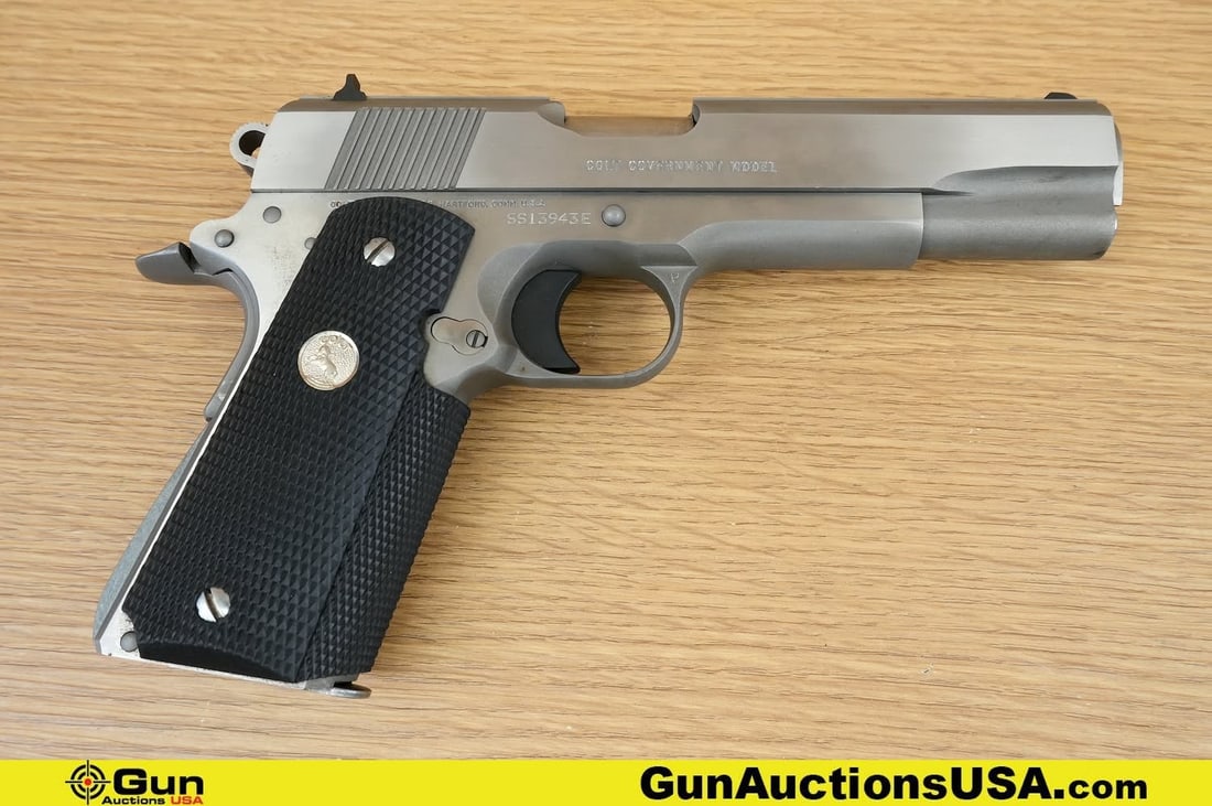 COLT MK IV SERIES 80 .45 AUTO COLLECTOR'S Pistol. Excellent. 5" Barrel. Shiny Bore, Tight Action (1 of 12)