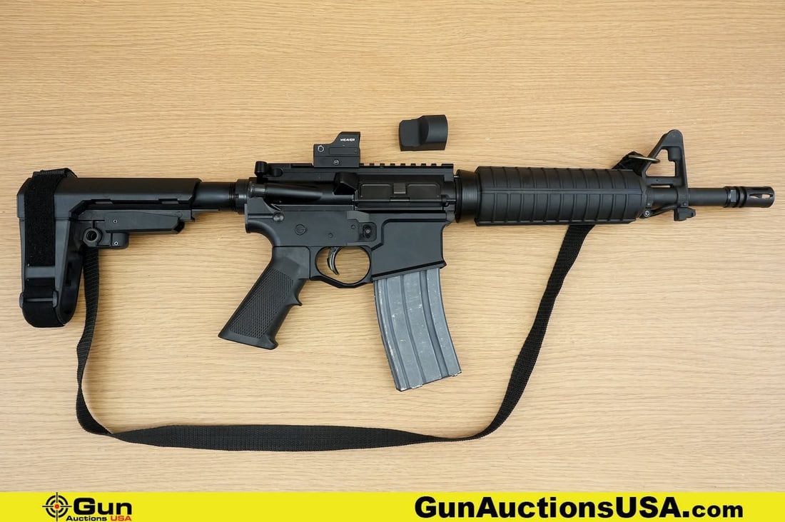 SOTA ARMS JOHN DOE 15 5.56 MM THREADED BARREL Pistol. Very Good. 12" Barrel. Shiny Bore, Tight: SOTA ARMS JOHN DOE 15 5.56 MM THREADED BARREL Pistol. Very Good. 12" Barrel. Shiny Bore, Tight Action Semi Auto . Features a THREADED BARREL with an A2 Flashider, SCCW After Market Trigger with an SB 
