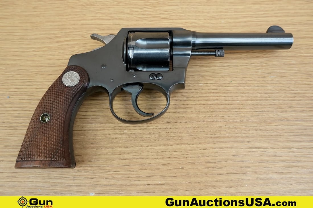 COLT POLICE POSITIVE .38 Cal. Revolver. Excellent. 4" Barrel. Shiny Bore, Tight Action . A STUNNING (1 of 12)