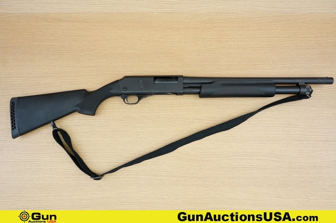 H&R 1871 PARDNER PUMP 12 ga. Shotgun. Good Condition, Normal Handling Marks. 18" Barrel. Shiny Bore,: H&R 1871 PARDNER PUMP 12 ga. Shotgun. Good Condition, Normal Handling Marks. 18" Barrel. Shiny Bore, Tight Action Pump Action . Features a Right Side Pump Release, with a Cross Bolt Safety, Durable Sy